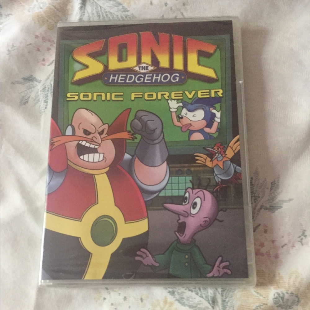Sonic the Hedgehog dvd vintage